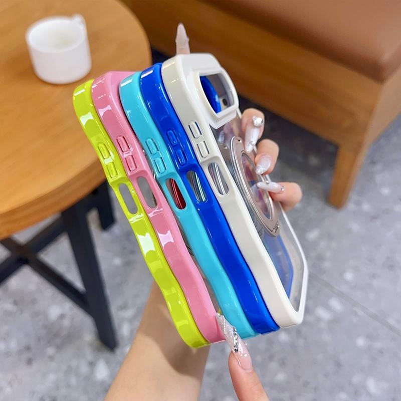 For Huawei Pura X View Case Hard Transparent Ring Stand Magnetic MagSafe Protective Back Cover case For Huawei Pura X View shell