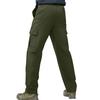 Men's Oxford Fabric Multi-pocket Color Loose Work Pants Long Pants