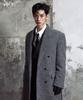 Lanarchive [0089] Boucle Double Long Coat - Grey