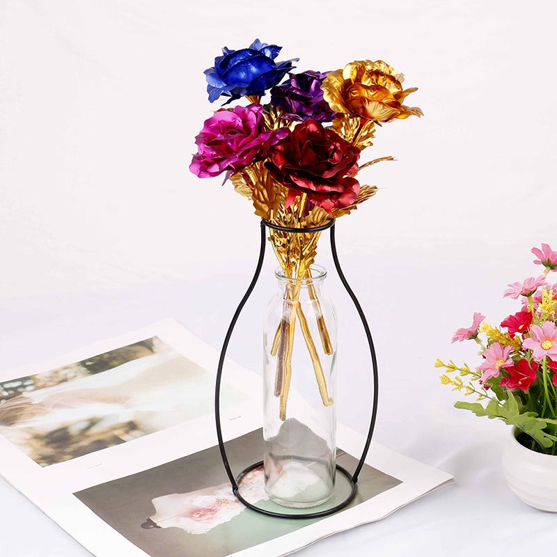 24K vergoldetes goldenes Rosenblüten-Jubiläumsgeschenk für Valentinstagsliebhaber