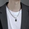 Trendy Men's Clavicle Necklace: Versatile, High-End, Simple Hip Hop Jewelry