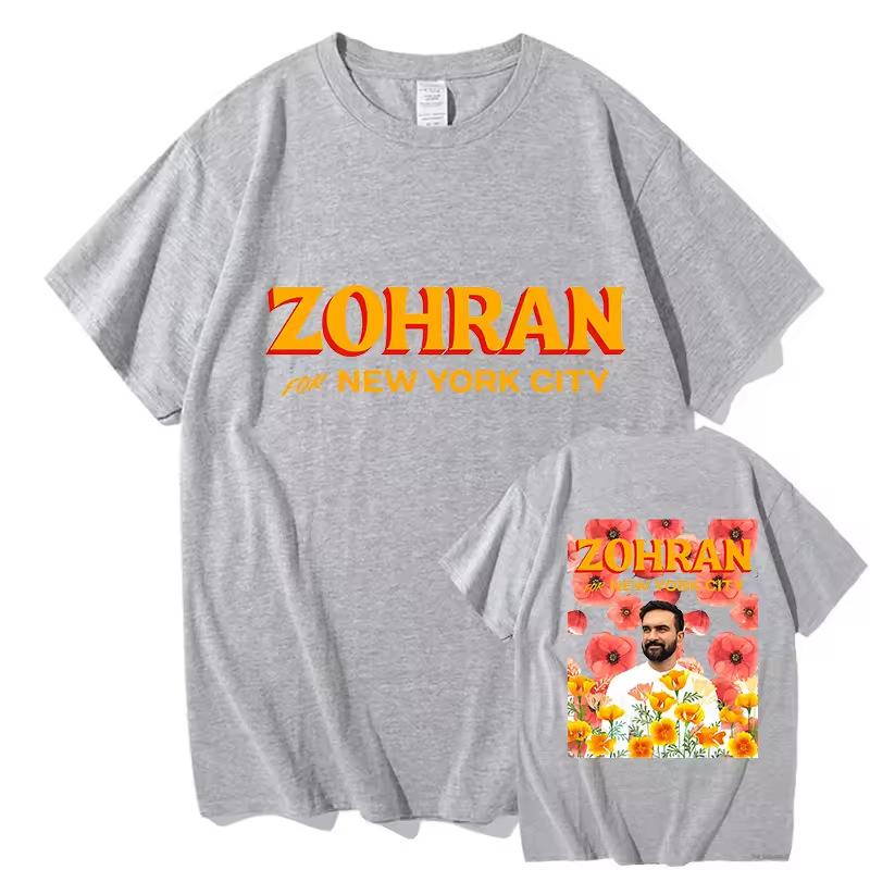 Zohran Mamdani TEES Rapper Graphic Printing Fashion Tshirts Short Sleeve Cotton Unisex Streetwear Hip Hop Men Aesthetic T Shirts