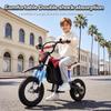 Trotinetă Electrică A12 pentru Copii 350W 4.5Ah Roți de 12'' Suspensie Față și Spate 3 Viteze 8-25KM/H Autonomie 19-22KM Trotinetă Electrică pentru Copii