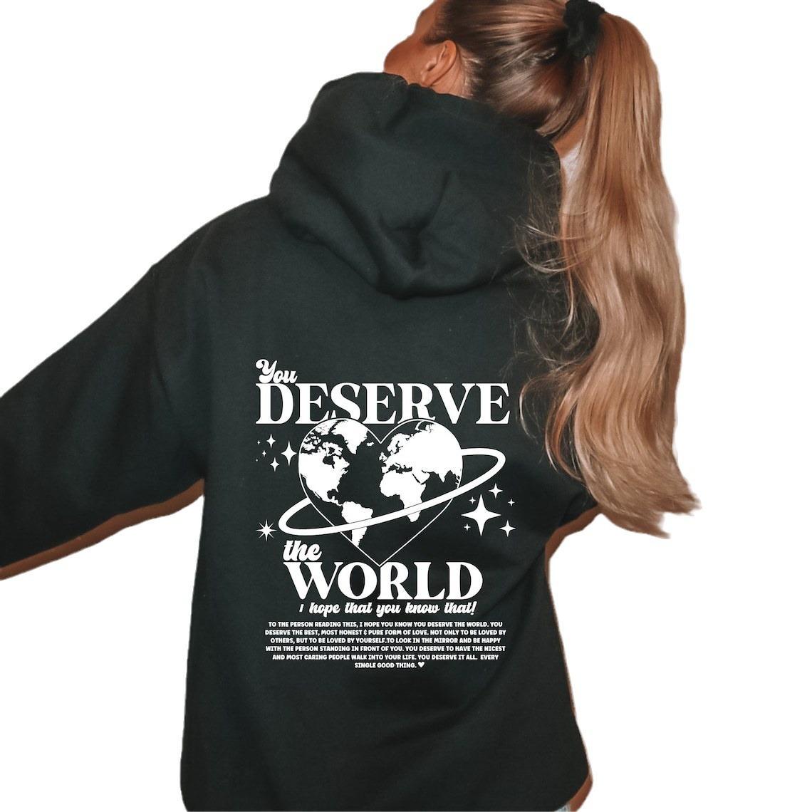 Толстовка You Deserve The World — фото 6