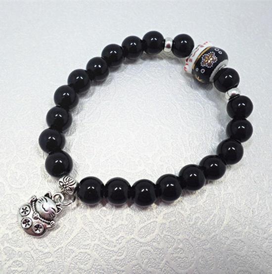 Red Agate Crystal Beaded Bracelet for Women - Handcrafted Couple Jewelry