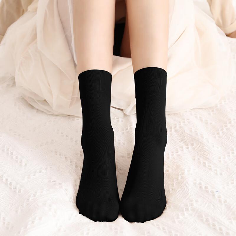 LangSha Women's Velvet Short Stockings