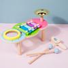High-quality Wooden Children's Educational Multifunctional Music Table Cognitive Rhythm Enlightenment Toy Set