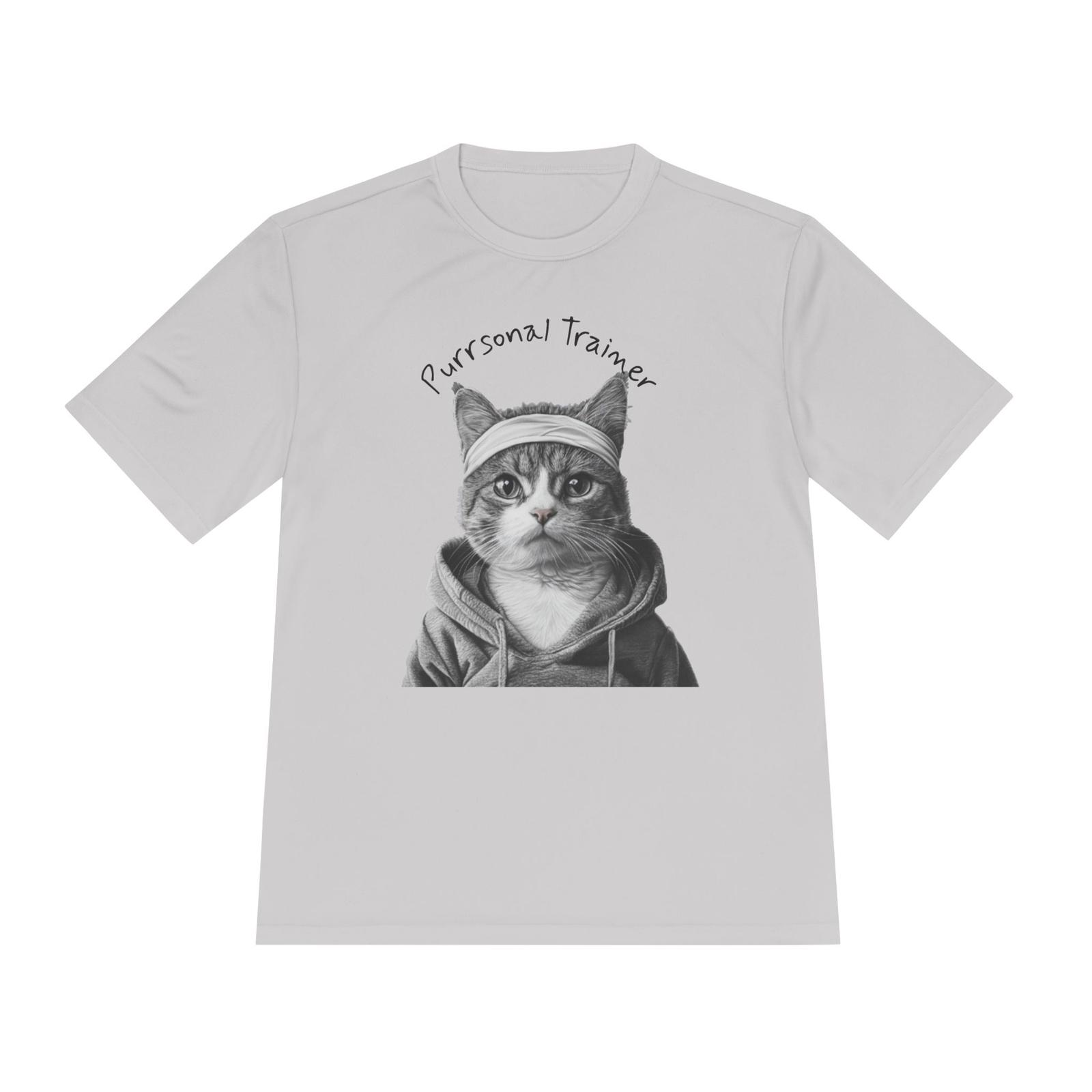 Purrsonal Trainer  Unisex Moisture Wicking Tee S
