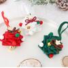 Mini Felt Christmas Tree Decorative Christmas Wind Chime Christmas Bell Ornaments Metal Festive Decor Supplies For Home Decor