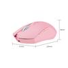 Myszki bezprzewodowe 2.4G Różowa Dziewczyna Bezprzewodowa Przenośna Optyczna Mysz do Gier 1600DPI do Podróży Służbowych Biuro Dom Szkoła