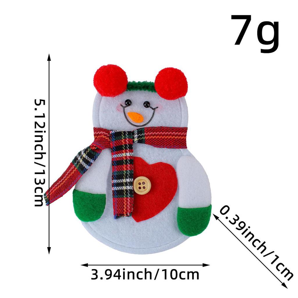 Festive Snowman Cutlery Holder - Creative Christmas Table Set