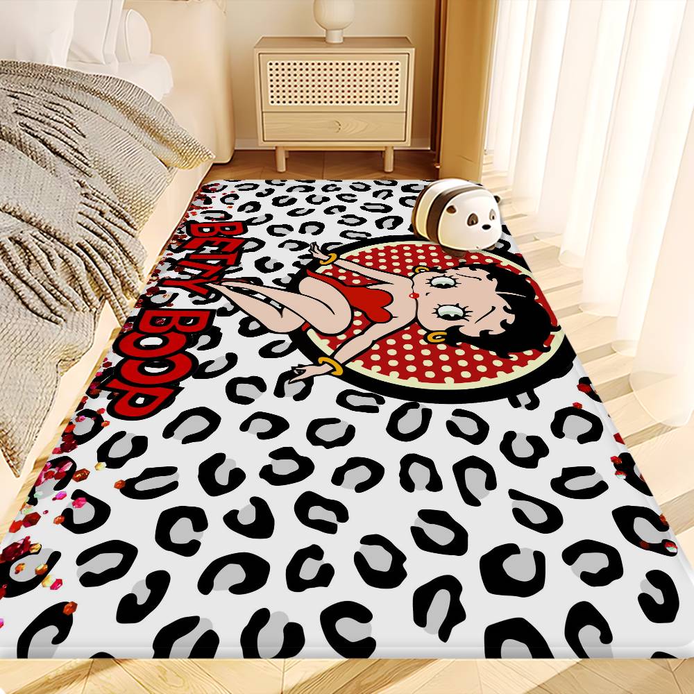B-Betty-Cute-Boop Door Mat Cheaper Anti-slip Modern Living Room Balcony Printed Bedside Mats