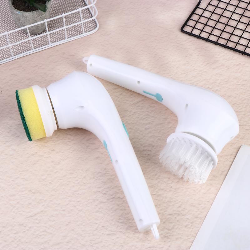1Set Multifunctional Electric Cleaning Brush Handheld Cordless Cleaning Brush For Bathroom Washing And Kitchen Cleaning Tools