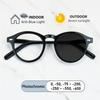 Brand Round Rice Studs Small Frame Myopia Glasses Presbyopia Anti Blue Light Men Women Near Sight Eyewear