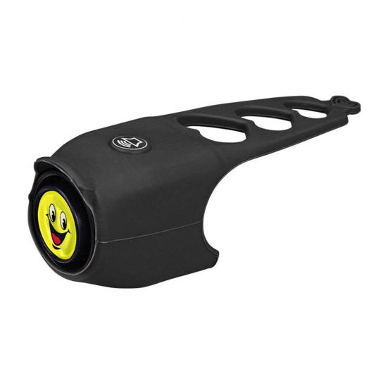 Electric Bicycle Bell Handlebar Mounted 130dB High Decibel Rainproof Battery Operated Universal Silicone Mountain Bike Horn Bike Accessories