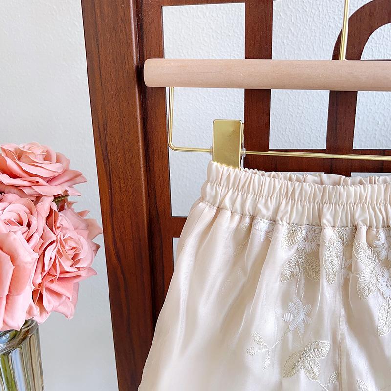 Summer Baby Girl Cheongsam Vest Set – Stylish Two-Piece Outfit