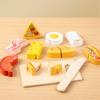 1 Set Play Food Simulation Kitchen Pretend Toy Wooden Children'S Puzzle Toys  Children Kids