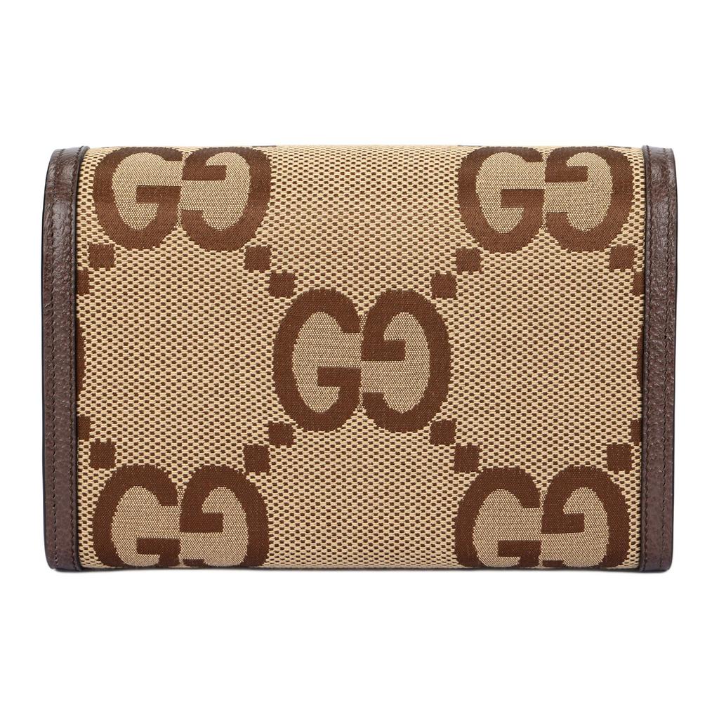 Gucci Dionysus Tigerkopf Schnalle Super Doppel G Logo Leder Ketten Geldbörse Crossbody Umhängetasche Damen Taschen Beige Braun 401231-UKMBN-2572