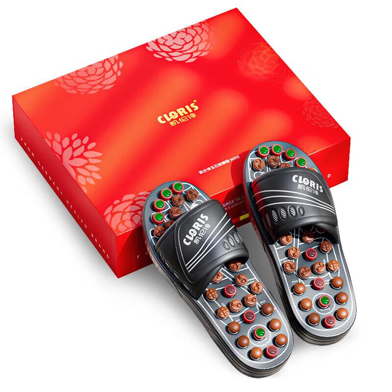 CLORIS M308 Jade & Tourmaline Acupressure Slippers CN Plug (adapter Included)