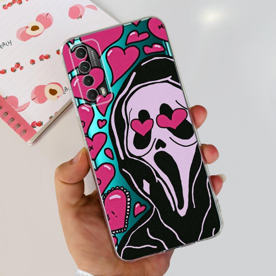 For Huawei P smart 2021 Case New Design Fashion Print Soft Silicone TPU Cover For Huawei P Smart 2021 PPA-LX1 Phone Case Fundas