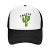 JackTravis Cactus Pool Party Mesh Baseball Caps For Unisexs Camping Unisex Beach Golf Hat Peaked Cap
