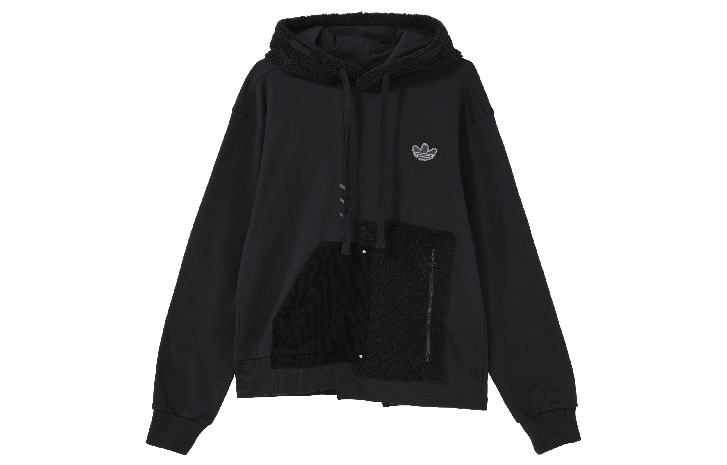 

Adidas Originals Sweatshirts Unisex Black Hooded Moderate Regular HC0352 XS