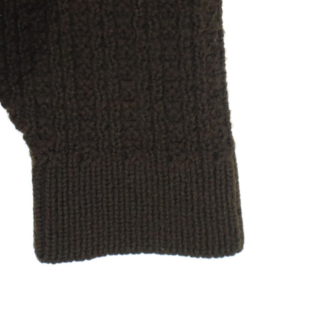 TOKYO CROSS Two-tone color Long sleeve knit cardigan L Brown Men's Used