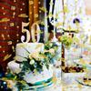 WILLBOND 3000 Pcs Gold 50th Anniversary Confetti Glitter Confetti Table Scatter Decorations for 50th Anniversary Wedding Birthday Party Decoration