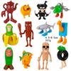 Figures of Bombardiro Crocodilo, Tung Tung Tung Sahur, Tralaleo Tralala and Others. Italian Brainrot 12 Pcs 4.5-8.5 Cm