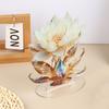 Flower Plaque Standee Ornament Lightweight Display With Stand Base Acrylic Plaque Sign Tabletop Sign For Party Supplies Desk