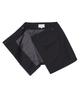 Hardcore Happiness Two-Button Wrap Skirt_Black
