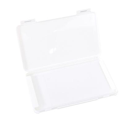 Przenośny pojemnik do przechowywania masek Pyłoszczelny jednorazowy organizer na osłony twarzy Zewnętrzny plastikowy pojemnik na maski Narzędzie