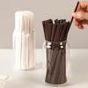 100pcs/packDisposable Three-Hole Coffee Straws Wooden Coffee Stirring Sticks Individually Packaged Hot Drinks Cold Drinks Juice