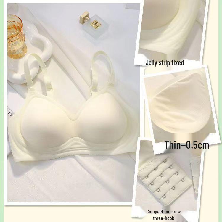 Cartoon Push-Up Wireless Bra for Small Busts with Side Support