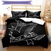 3pcs Lil Peep1 Pattern Bedding Set Duvet Cover Set Includes Duvet Cover &pillowcases, Perfect All Season Bedroom Decoration & Gift