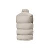 Li Ning Solid Color Stand Collar Down Vest Women Vests Stone-Grey AMRT014-2