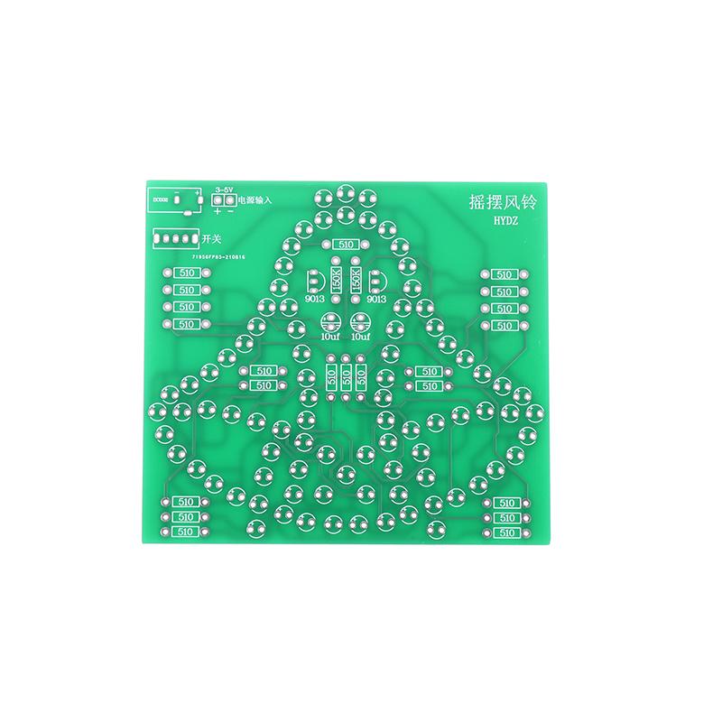 Laboratory Swing Bells Diy Windbell Fun Soldering Electronic Swing Bells Wind Chime Leds Flashing Light Dc Learning Kit