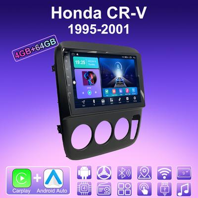 2 DIN Android Carplay Car Radio For Honda CR-V 1995-2001 Multimedia Player Head Unit Stereo GPS Navigation BT WIFI 4+64GB