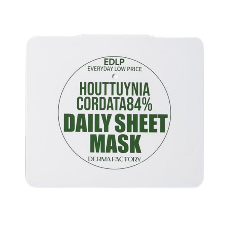 

Dermafactory Houttuynia Cordata 84% Ежедневная листовая маска 30 шт. для успокоения и увлажнения