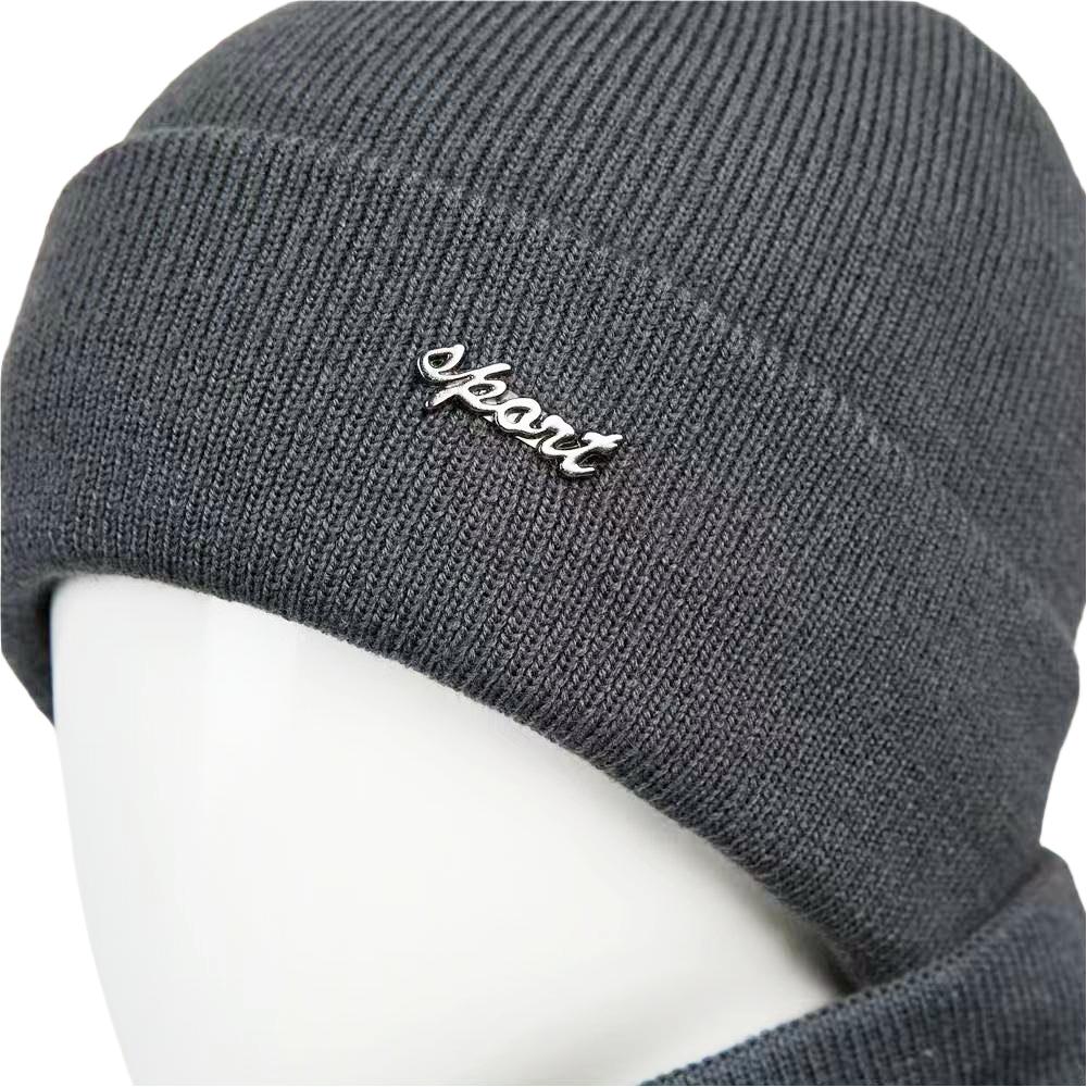 Men Women Winter Warm Suit Classic Plain Color Plush Fur Lined Winter Knit Hat Outdoor Basic Keep Warm Dandy Hat Cap