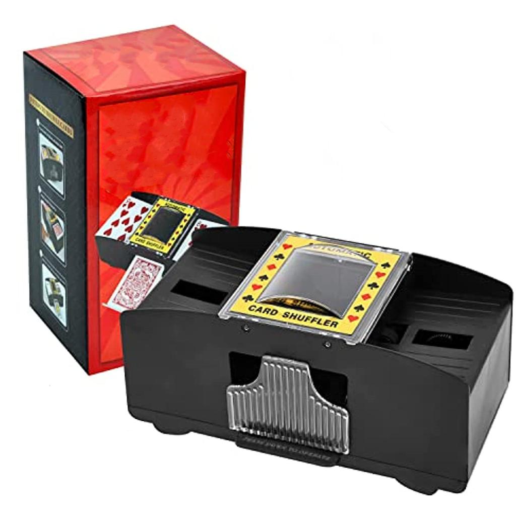 Automatic Card Shufflers BatteryOperated Electric Shuffler Great for