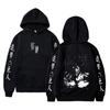 Sudadera con capucha Merch de Eren Jaeger de Attack on Titan Anime para Hombre Mujer Dibujos Animados Manga Cosplay Streetwear Sudadera con Capucha Oversize para Hombre