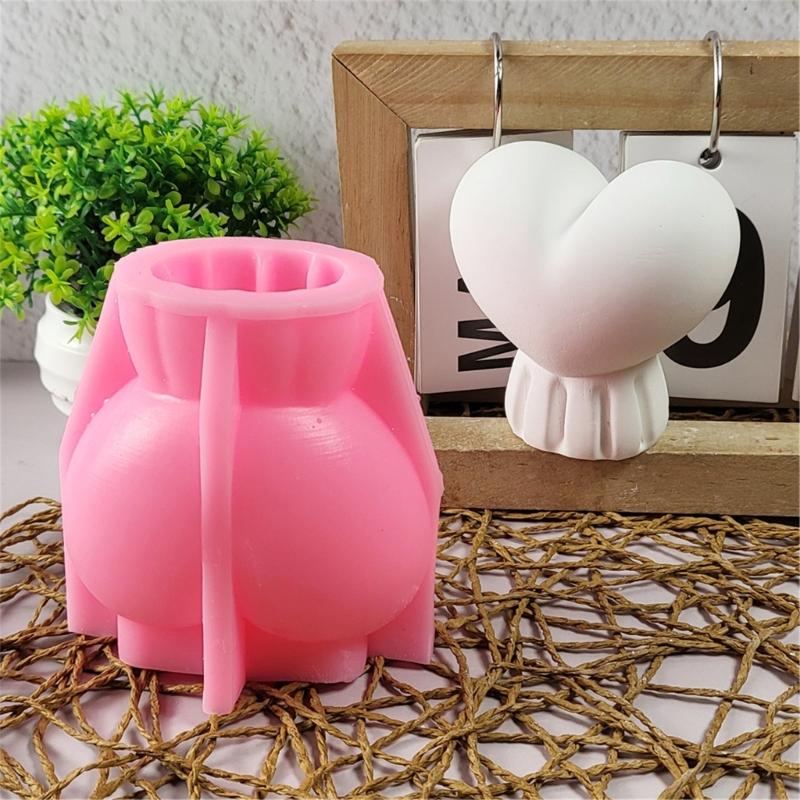 Cute Candle Mold,Love Balloon Silicone Mold for Candle Making Candle Mold for Diys Handmade Soap,Aromatherapys Candle