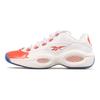 Reebok Question Low Patent Toe Orange Sneakers FX4999