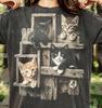 Vintage Kittens Comfort Colors® Tshirt, Rustic Wooden Crate Cats Graphic Tee, Retro 90s Animal Lover Style, Cute Y2K Kitty Cat Shirt