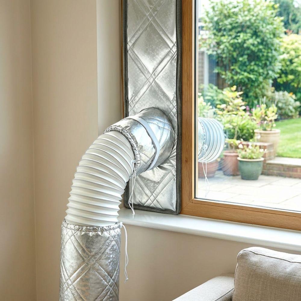 3 Layer Cotton Filled Sliding Window Vent Cloth Insulated Air Conditioner Window Seal Home Comfort