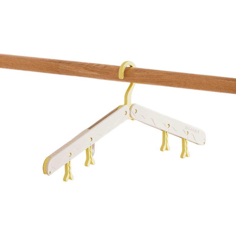 

Travel Hanger,Foldable Hanger,With Hidden Clips,Lightweight And Portable,Space Saving,Suitable For Skirts, Pants,Suits, Jackets, жёлтый