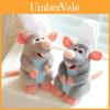 Delightful Gray Plush Mouse Stuffed Toy Cute Animal Doll Perfect For Gifting