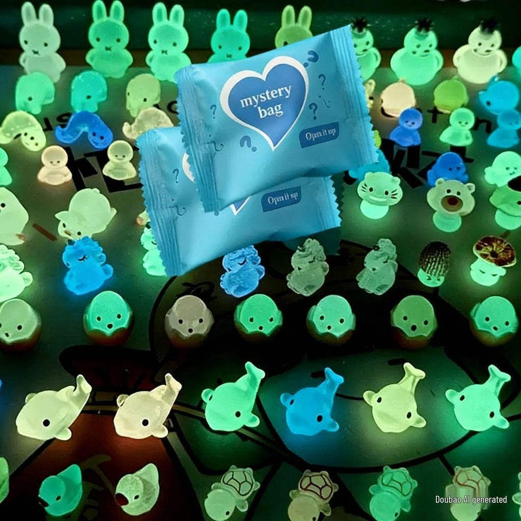 Luminous Animal Mini Blind Bag - Cute 3D Cartoon Toy with Independent Packaging