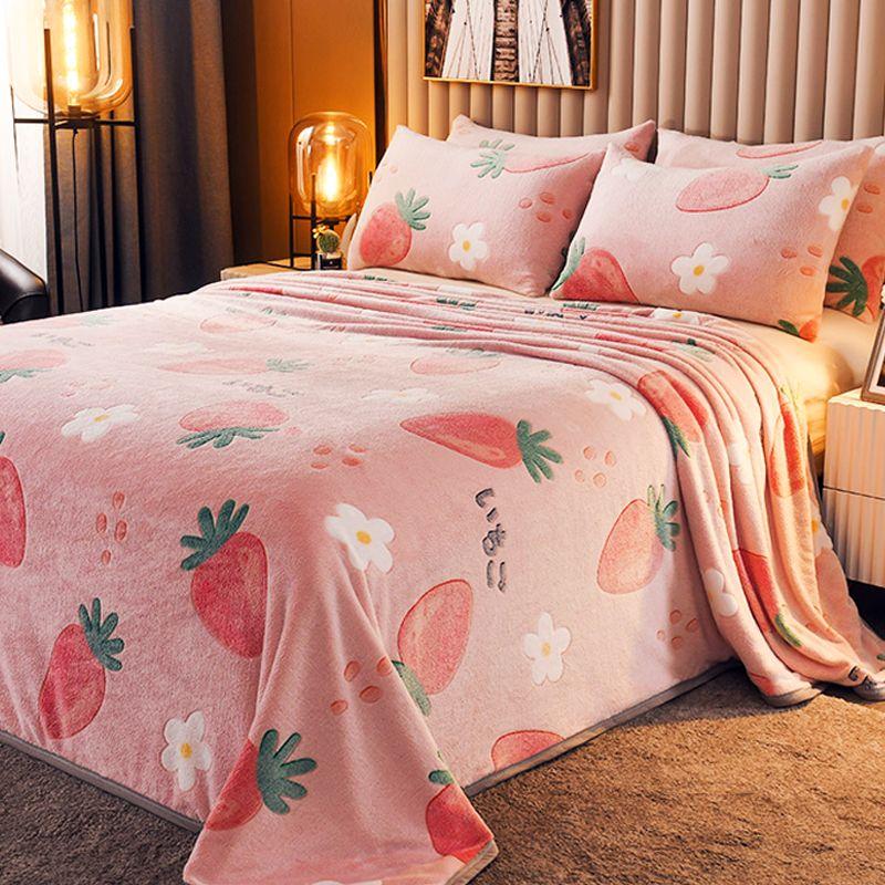 Fleece Blanket Super Soft Microfiber Blanket for Bed Flannel Blanket Warm Throw Blanket Plush Bedspread Mantas Kids Bedding